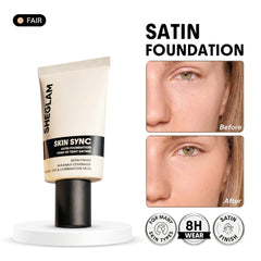 SHEGLAM Skin Sync Satin Foundation (Shade: Fair)