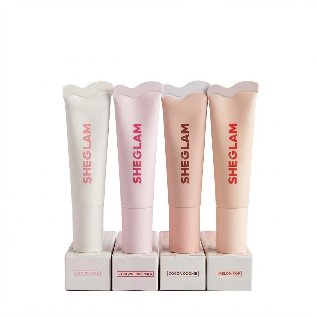 SHEGLAM Crystal Glaze Moisturizing Lip Tint (Deal of 4)