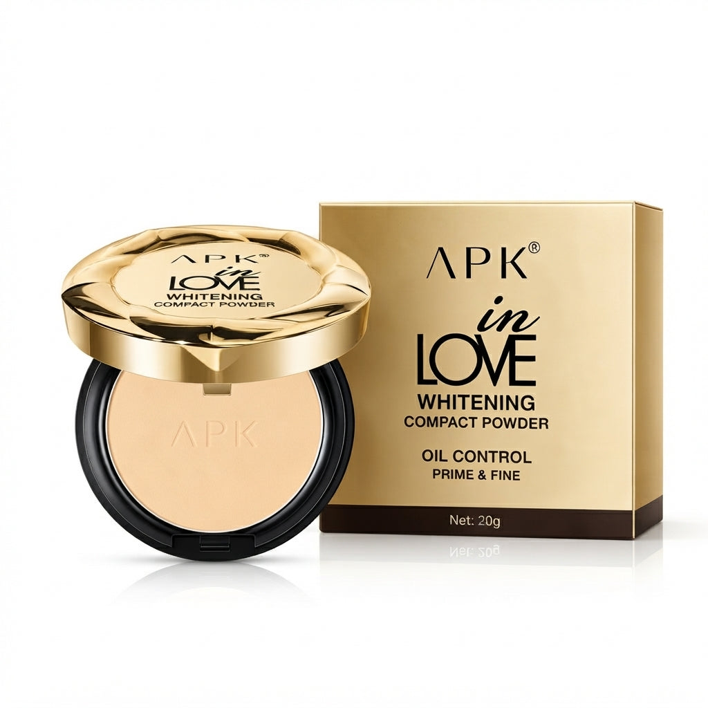 APK in love whitening compact powder high coverage