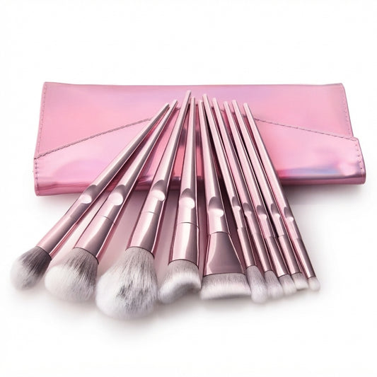 OTWOO 10PC BRUSH SET WITH STORAGE BAG