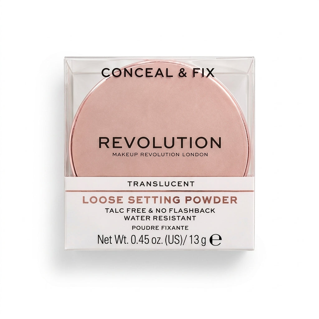 Revolution conceal & fix loose setting powder translucent