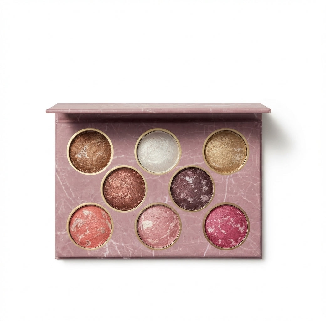 Muicin Baked Terracotta Highlight Blush & Eyeshadow Palette