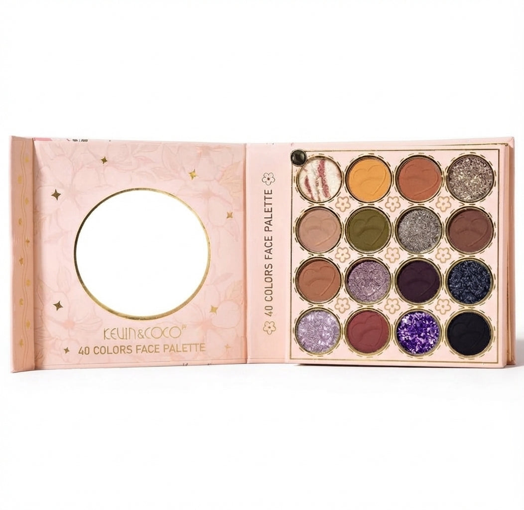 Kevin & Coco 40 Color Face Palette