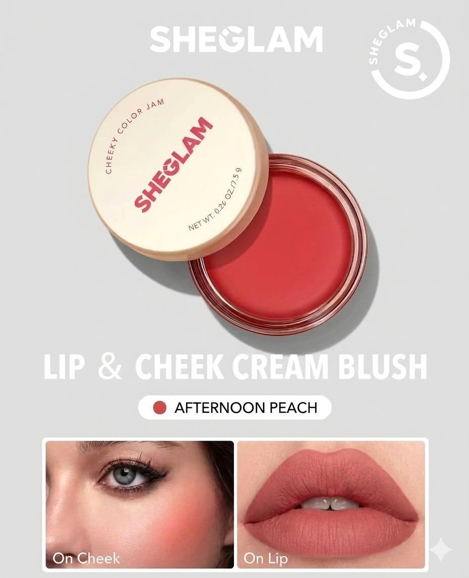 Sheglam
Lip & cheek cream blush