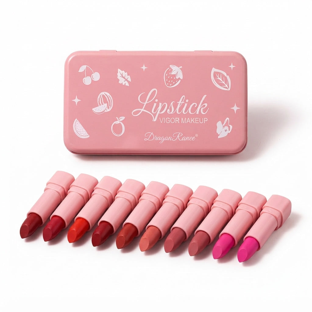 Dragon ranee 10 color lipsticks pack