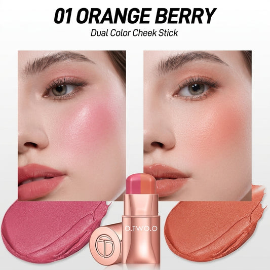 O.TWO.O Dual-Shade Cream Blush Stick Collection