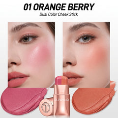 O.TWO.O Dual-Shade Cream Blush Stick Collection