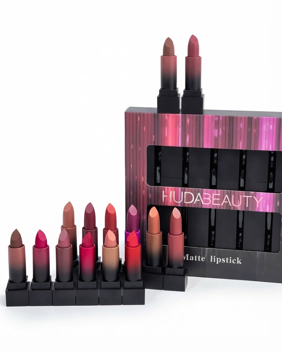 Huda Beauty Matte Lipstick pack