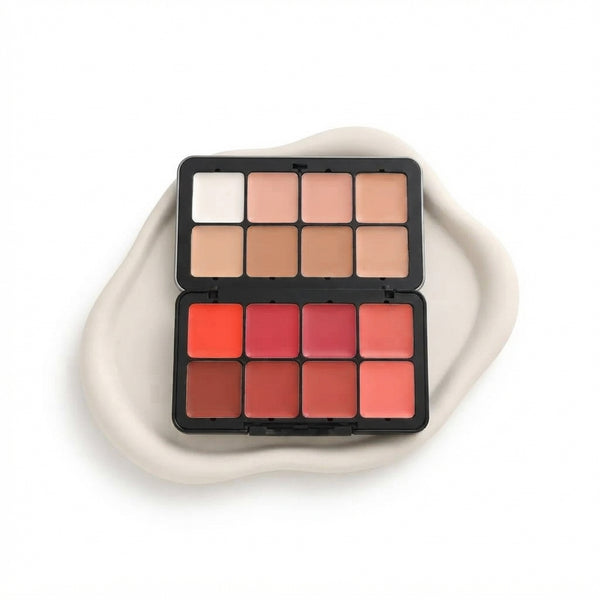 Carla secret 4 in 1 concealer contour , blusher & lipstick pallete limited edition