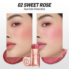 O.TWO.O Dual-Shade Cream Blush Stick Collection
