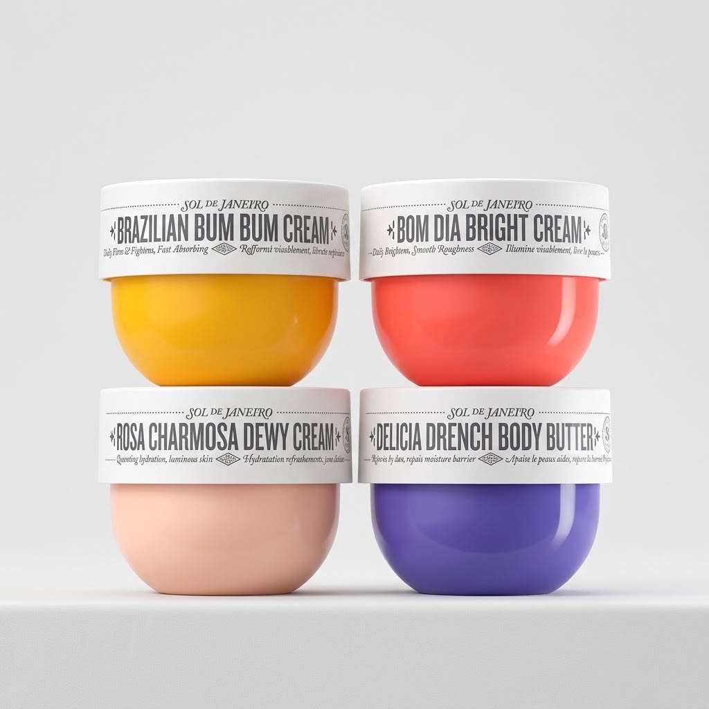 Sol de Janeiro Body Cream Collection -50 ml ( PACK OF 4 )