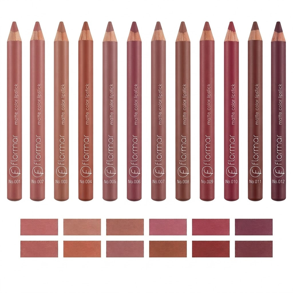 Flormar Lipliner Pencils Pack of 12