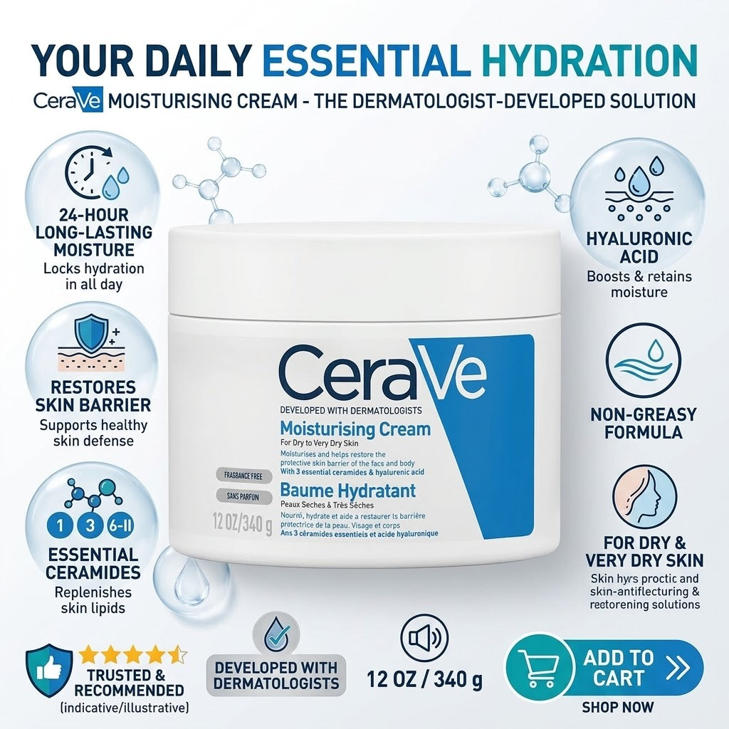 CeraVe Moisturising Cream 340g