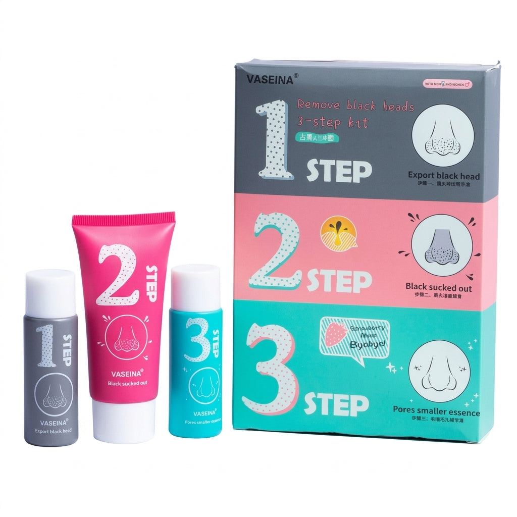Vaseina 3-Step Blackhead & Pore Cleansing Kit