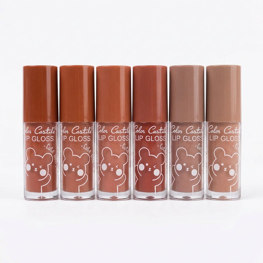 Color castle matte nude lip gloss pack of 6 shades