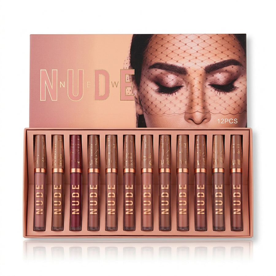 GR NUDE lipgloss matte pack of 12 color limited variant