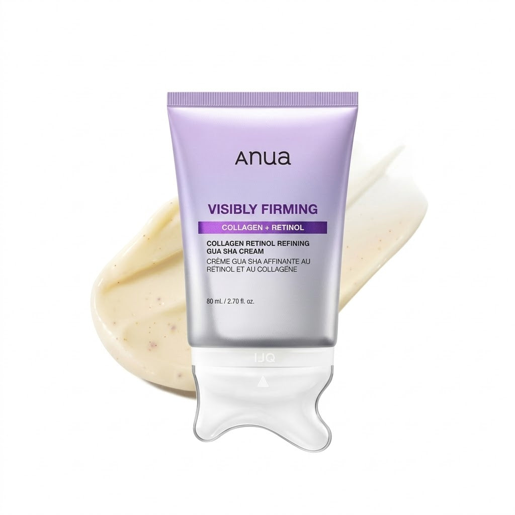 Anua - Visibly Firming Collagen Retinol Refining Gua Sha Cream - 80 mL