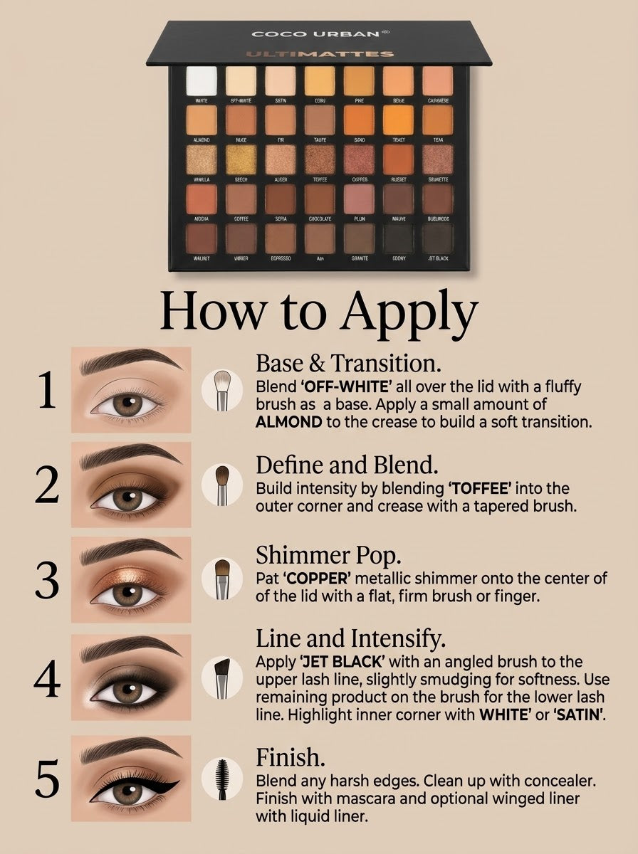 Coco Urban Ultimattes Eyeshadow Palette