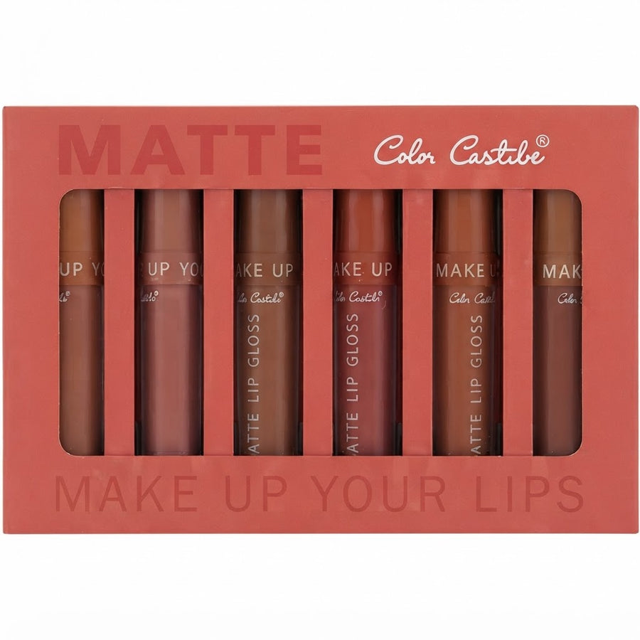 Color Castle – Matte Lip Gloss 6-Piece Pack