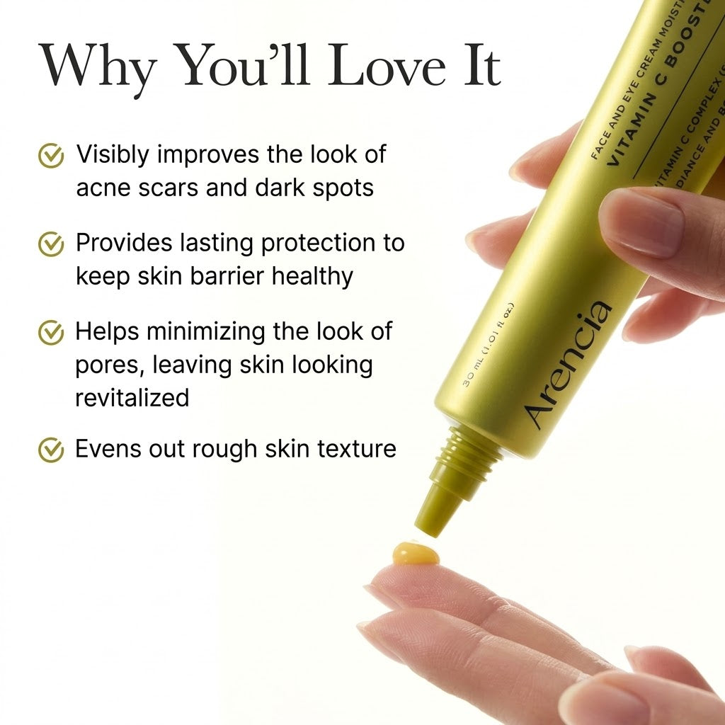 Arencia - Face & Eye moisturizer Vitamin C Booster Shot - 30ml