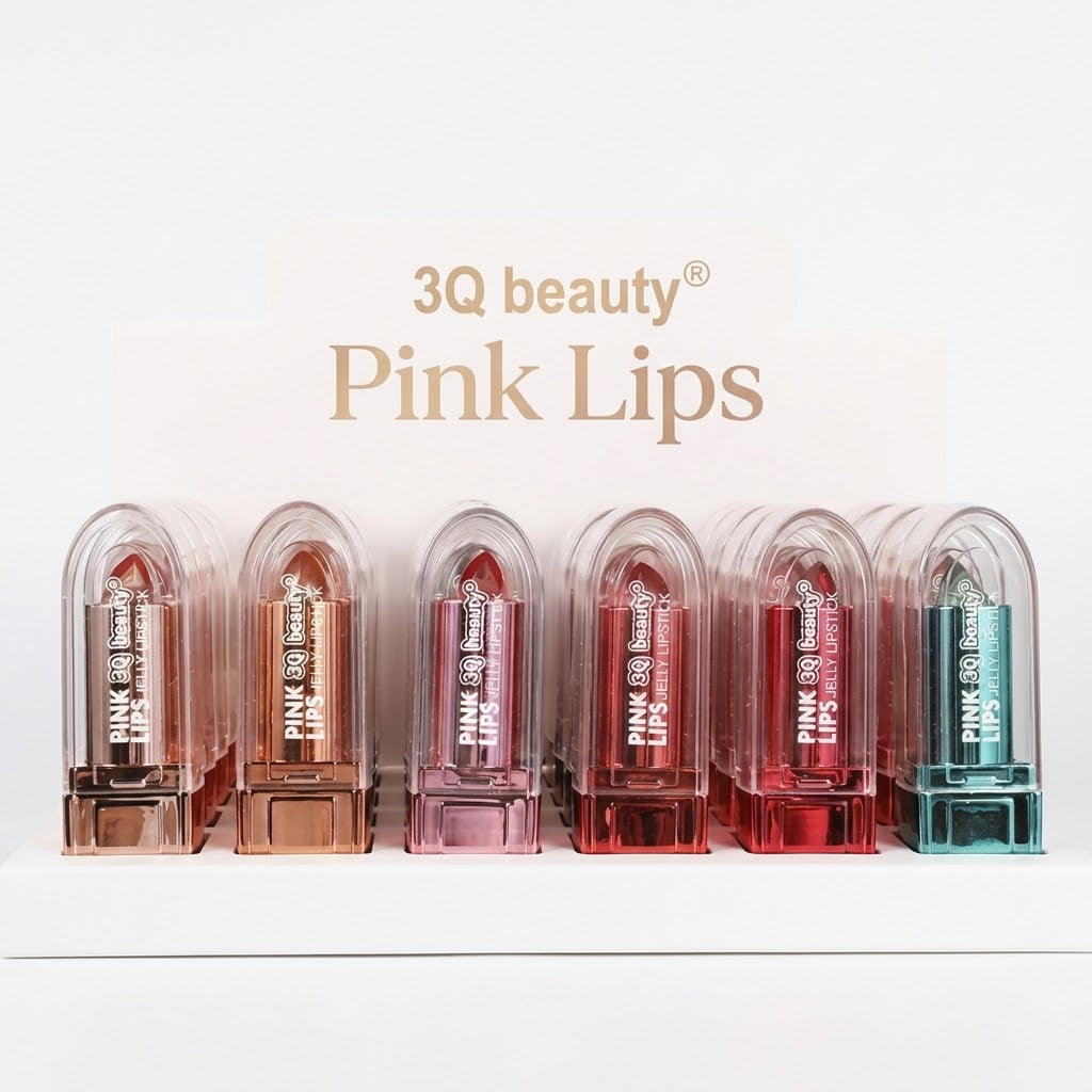 3Q Beauty Pink Lips Jelly Lipstick- Pack Of 6
