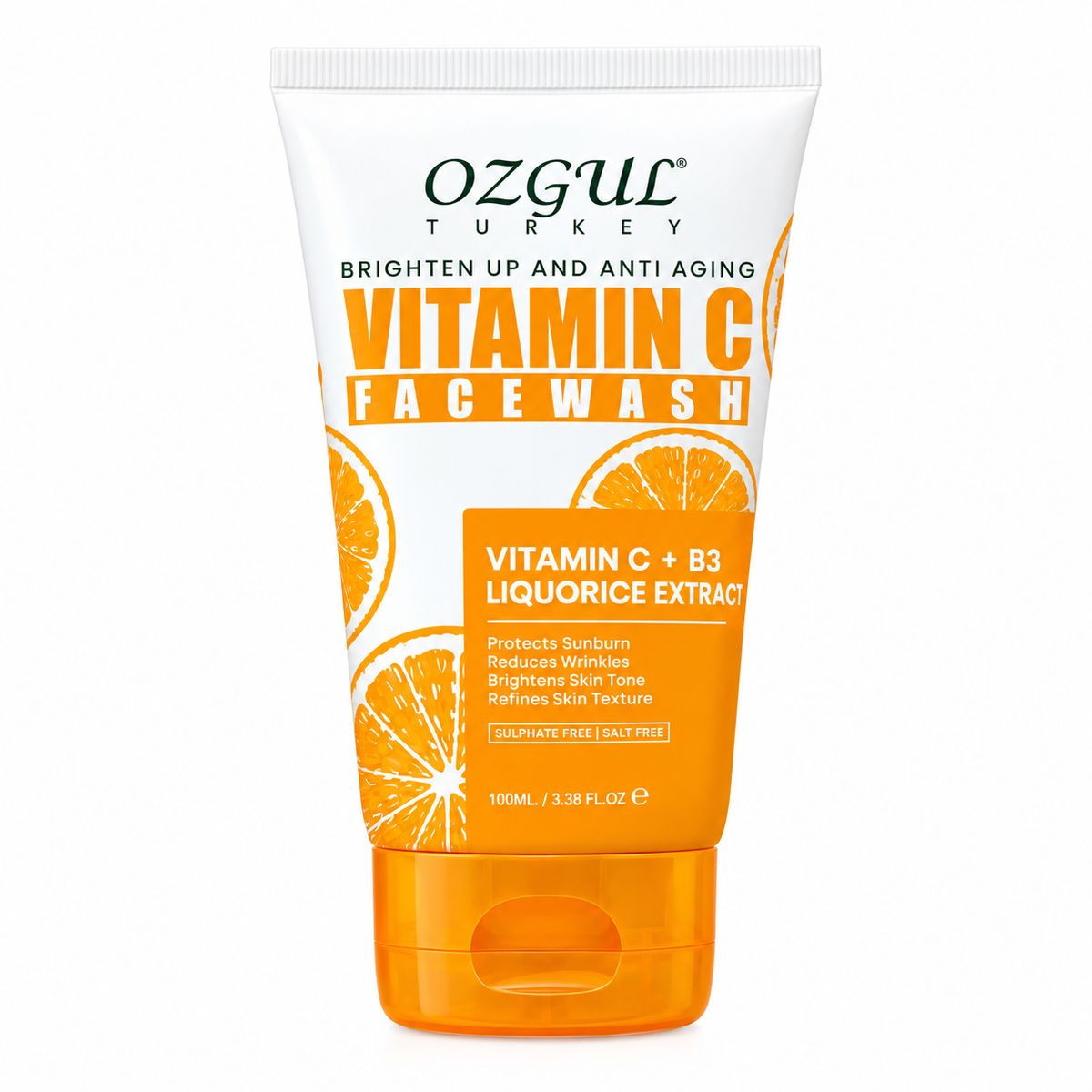OZGUL Turkey Vitamin C Face Wash with Vitamin B3 & Liquorice Extract – 100ml