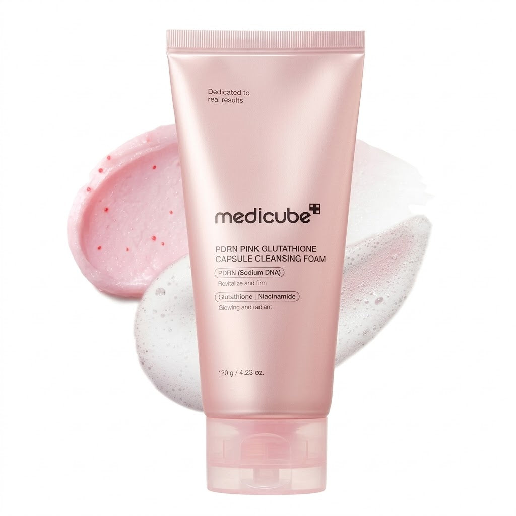 Medicube PDRN Pink Glutathione Capsule Cleansing Foam - 120g