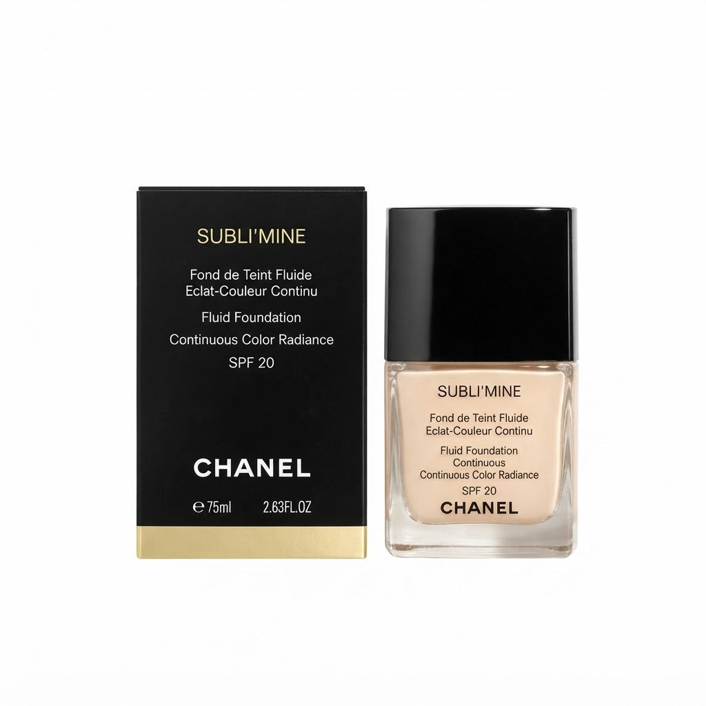 Chanel Subli'mine Fluid Foundation Continuous Color Radiance SPF 20 - 75ml