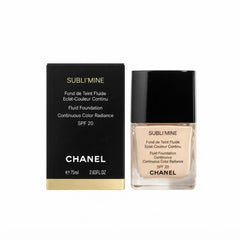 Chanel Subli'mine Fluid Foundation Continuous Color Radiance SPF 20 - 75ml