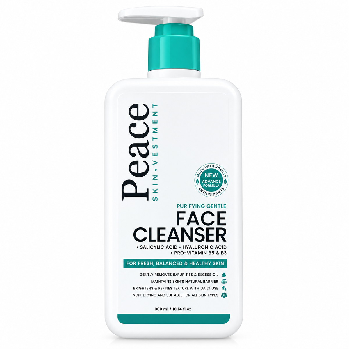Peace Skin-Vestment Purifying Gentle Face Cleanser – 300ml
