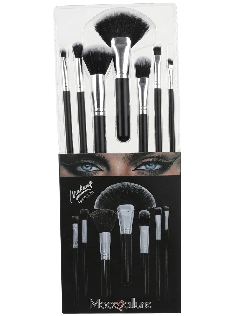 Mocallure 7-Piece Professional Cosmetic Brush Set