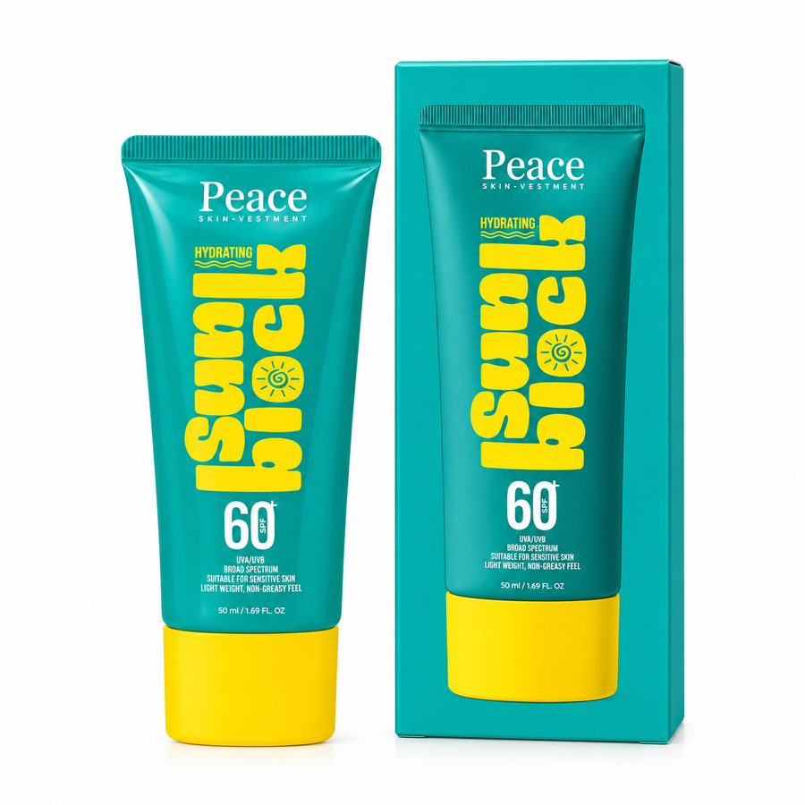 Peace - Hydrating Sun Block
Skincare Sunscreen - 50ml