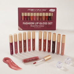 MSYAHO Fashion Lip Gloss Set 12 pcs