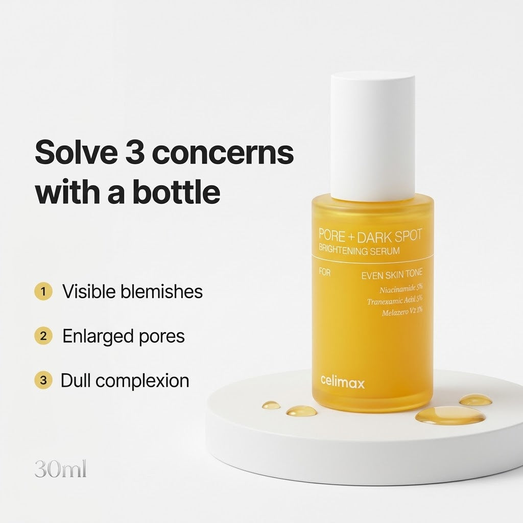 celimax - Pore + Dark Spot Brightening Serum - 30ml